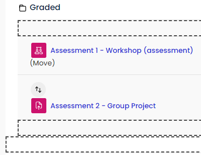 Moodle Gradebook - Move Icon Extended